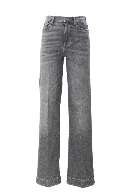 Shop SEVEN  Jeans: Seven jeans modern "Dojo Soho".
Vita alta.
Gamba ampia e svasata. 
Tessuto Stretch.
Tessuto Peso Medio.
Composizione: Cotone 94%, Elastomultieste 4%, Elastane 2%.
Made in Tunisia.. DOJO JSWDU79S-SR